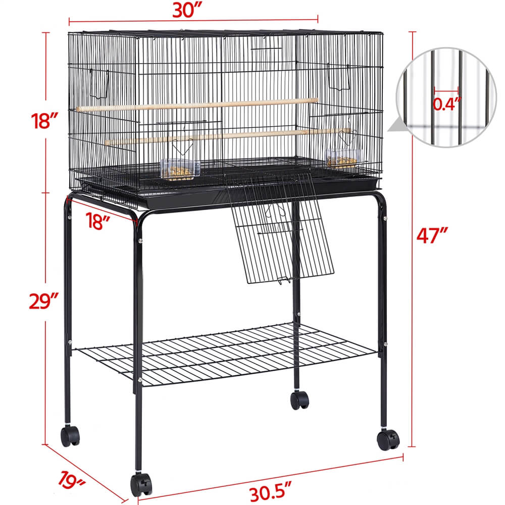47-inch Flight Cage For Parakeets – Topeakmart