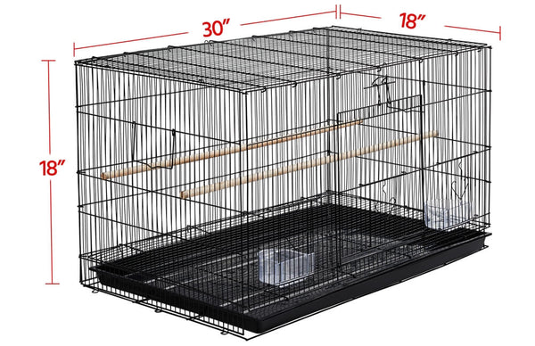 47-inch Flight Cage For Parakeets