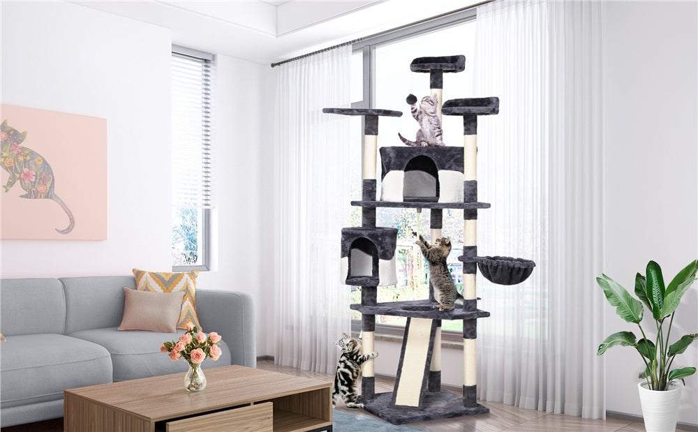 4 Best Cat Trees for Large Cats in 2021 from Topeakmart