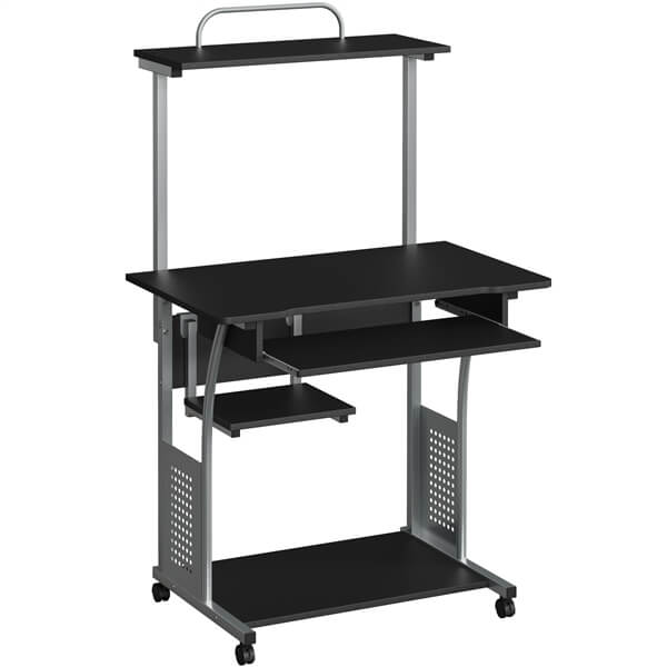 3-Tier Rolling Computer Desk