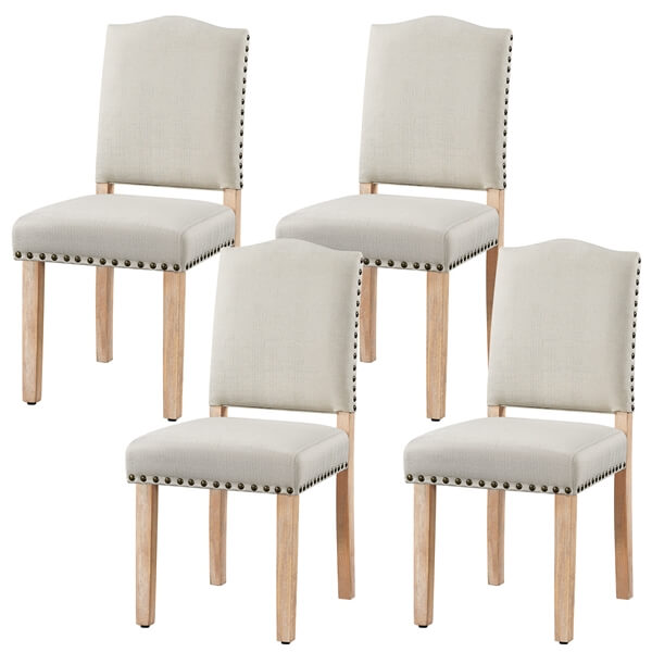 Set of 2 Upholstered Kitchen Chairs