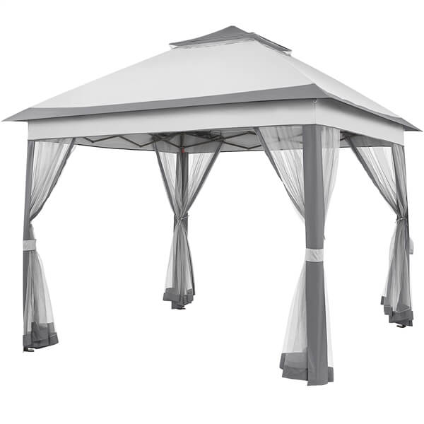 Topeakmart 11x11 Pop Up Gazebo Outdoor Canopy Shelter