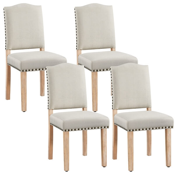 Set of 2 Upholstered Kitchen Chairs
