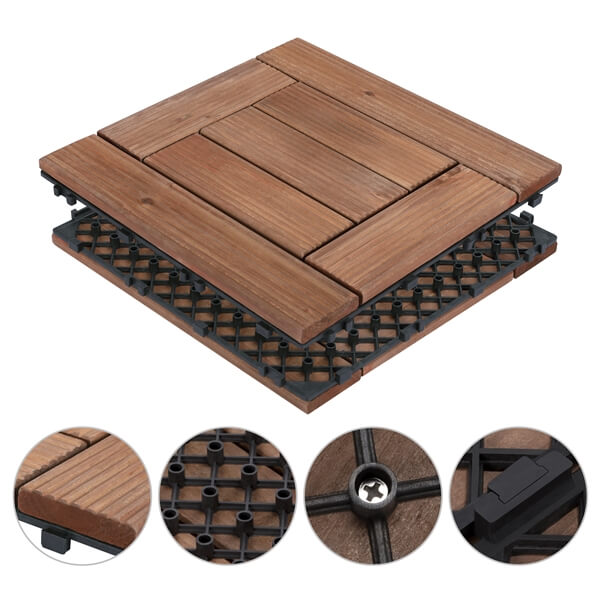 27pcs Fir Wooden Floor