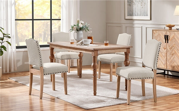Set of 2 Upholstered Kitchen Chairs