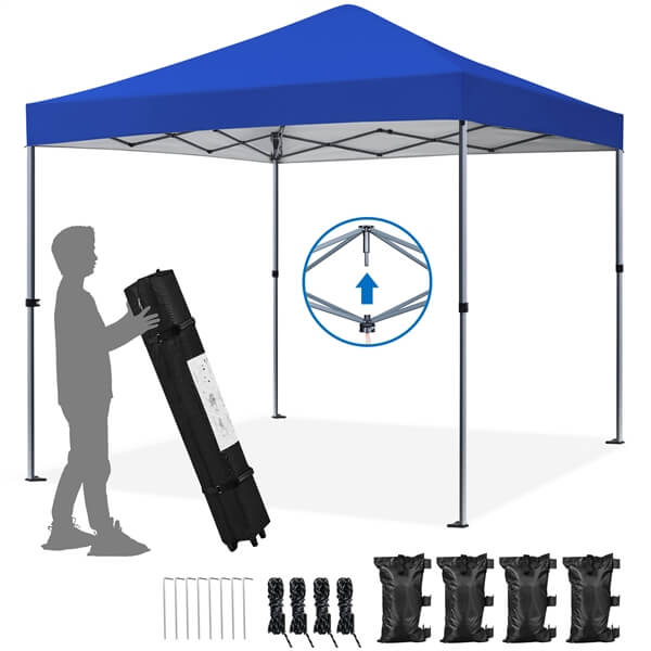 Topeakmart 8x8 Pop Up Canopy Easy Set-up Tent