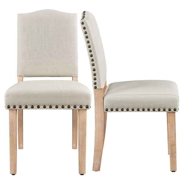 Set of 2 Upholstered Kitchen Chairs