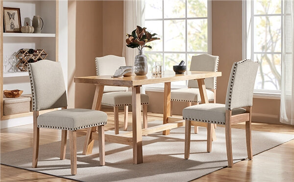 Set of 2 Upholstered Kitchen Chairs