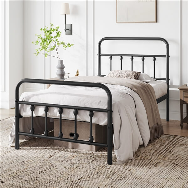 Classic Iron Platform Bed