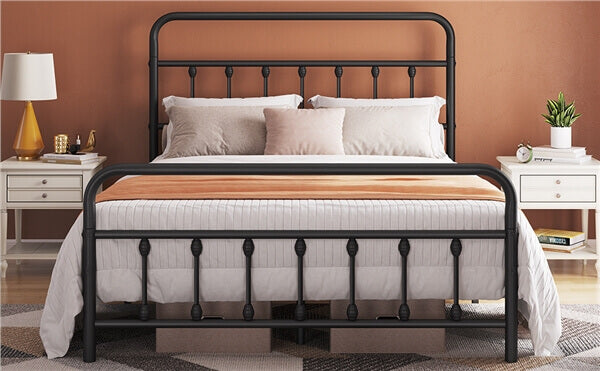 Classic Full Size Iron Platform Bed