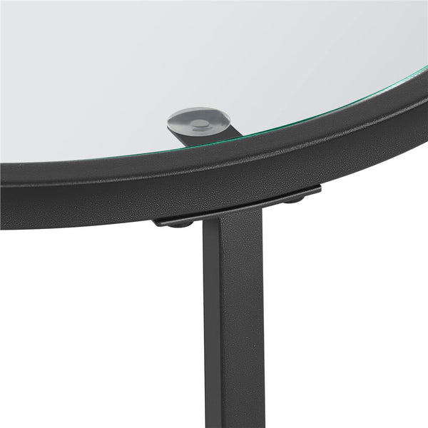Set of 2 Round Nesting End Tables