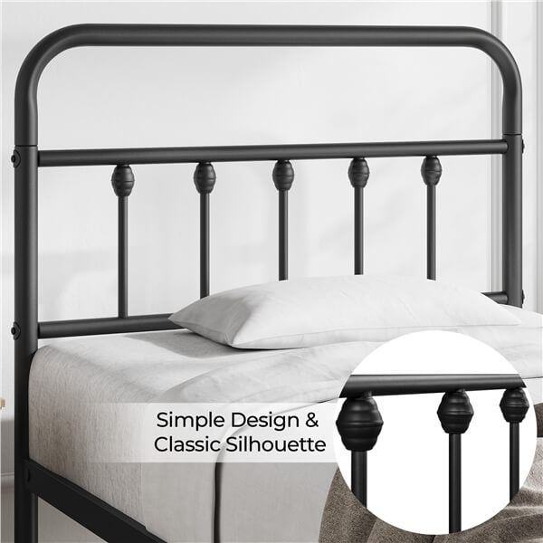 Classic Iron Platform Bed