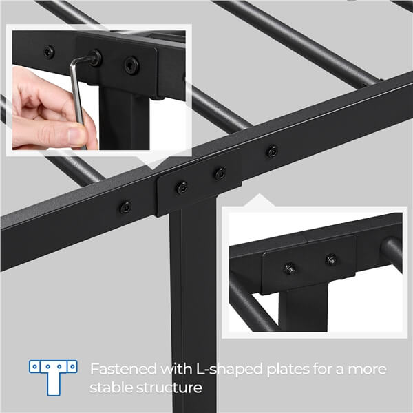Classic Iron Platform Bed