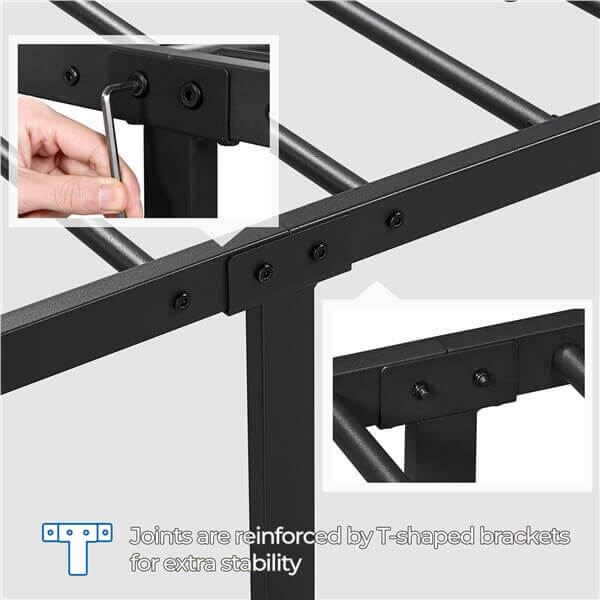 Classic Full Size Iron Platform Bed
