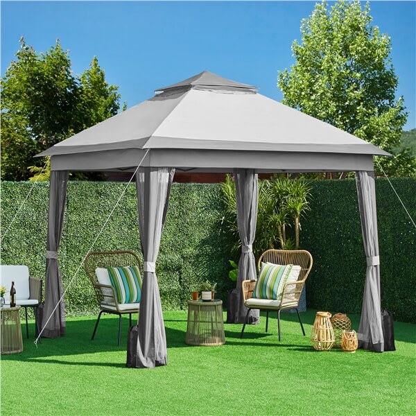 Topeakmart 11x11 Pop Up Gazebo Outdoor Canopy Shelter