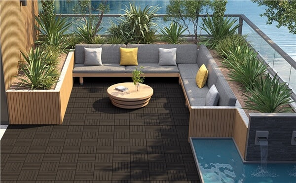 Pack of 27 Wood Flooring Tiles