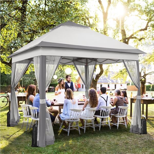 Topeakmart 11x11 Pop Up Gazebo Outdoor Canopy Shelter