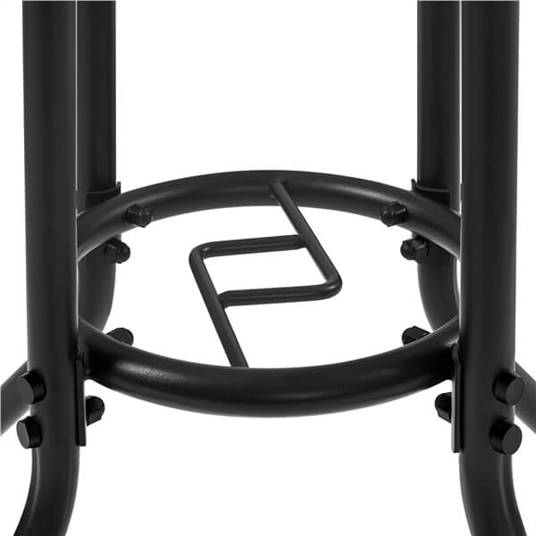 Topeakmart 27.5'' Patio Bistro Table Round Outdoor Coffee Table
